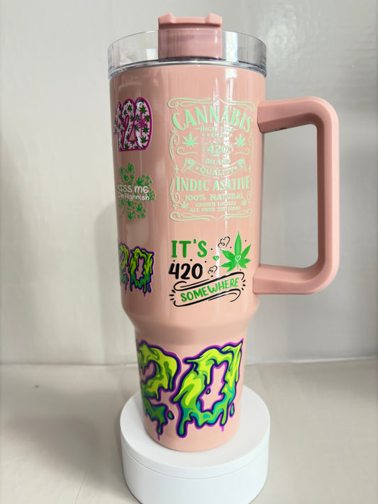 420 40oz stainless steel tumbler