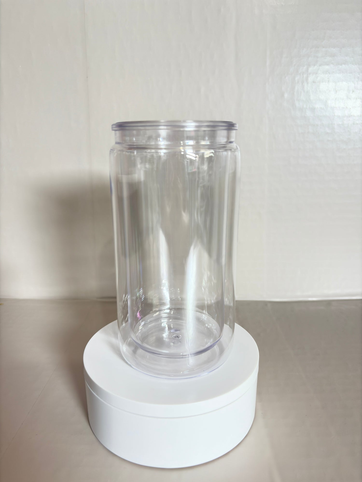 16oz acrylic snow globe cups