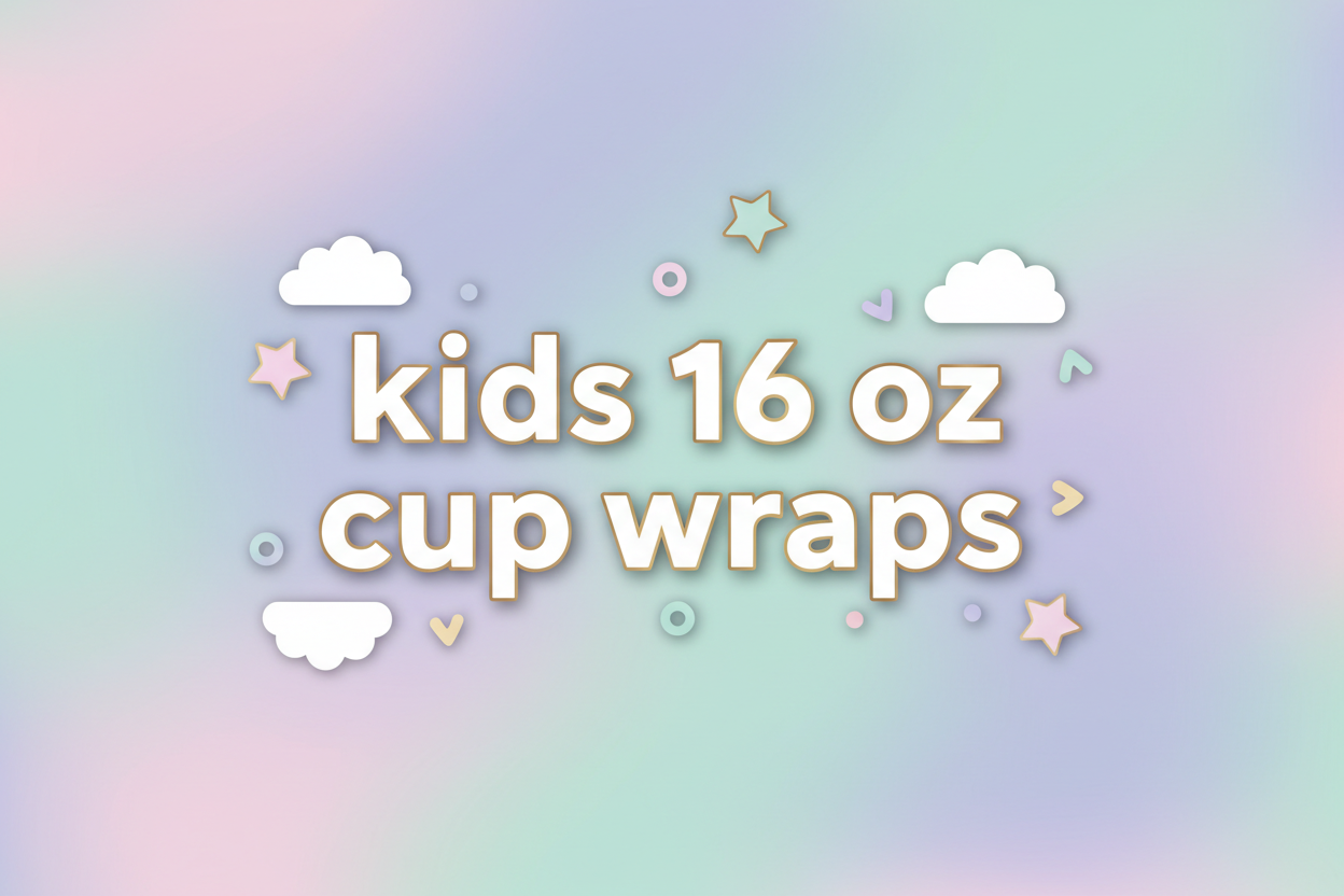 KIDS 16OZ UVDTF CUP WRAPS