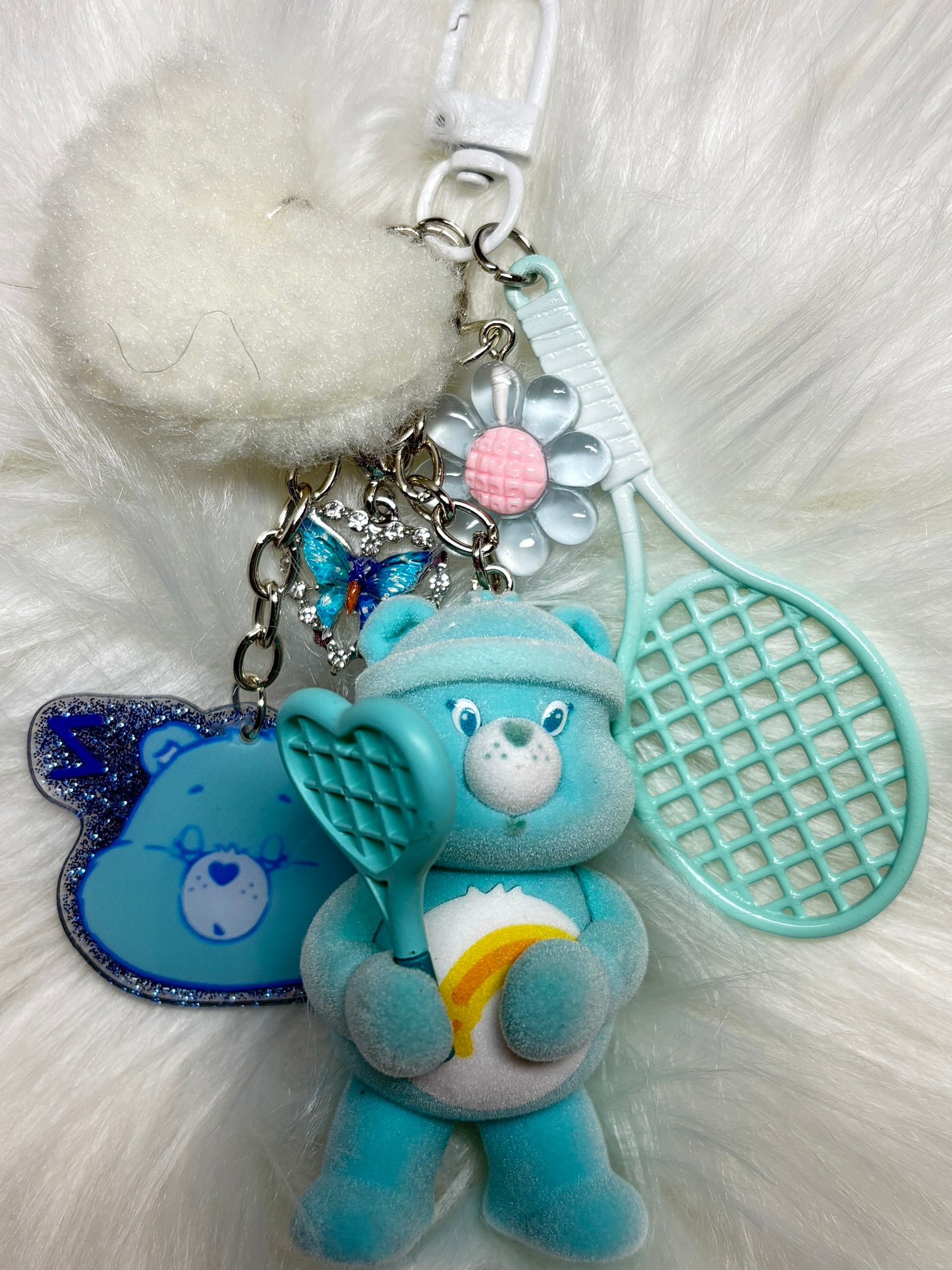 BEAR BLUE BAG CHARM