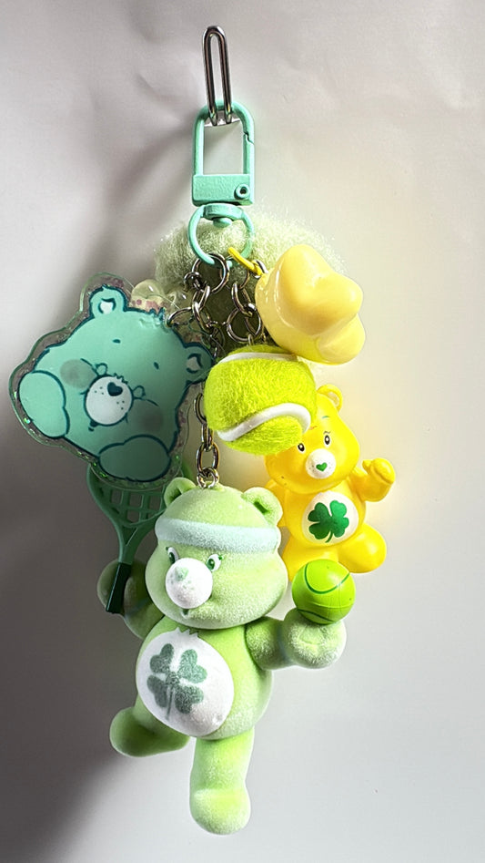 BEAR GREEN BAG CHARM
