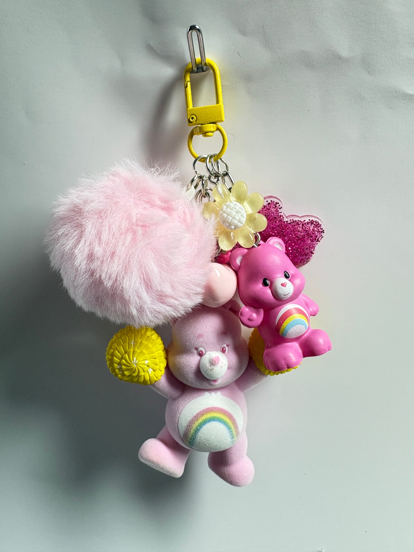 BEAR PINK BAG CHARM