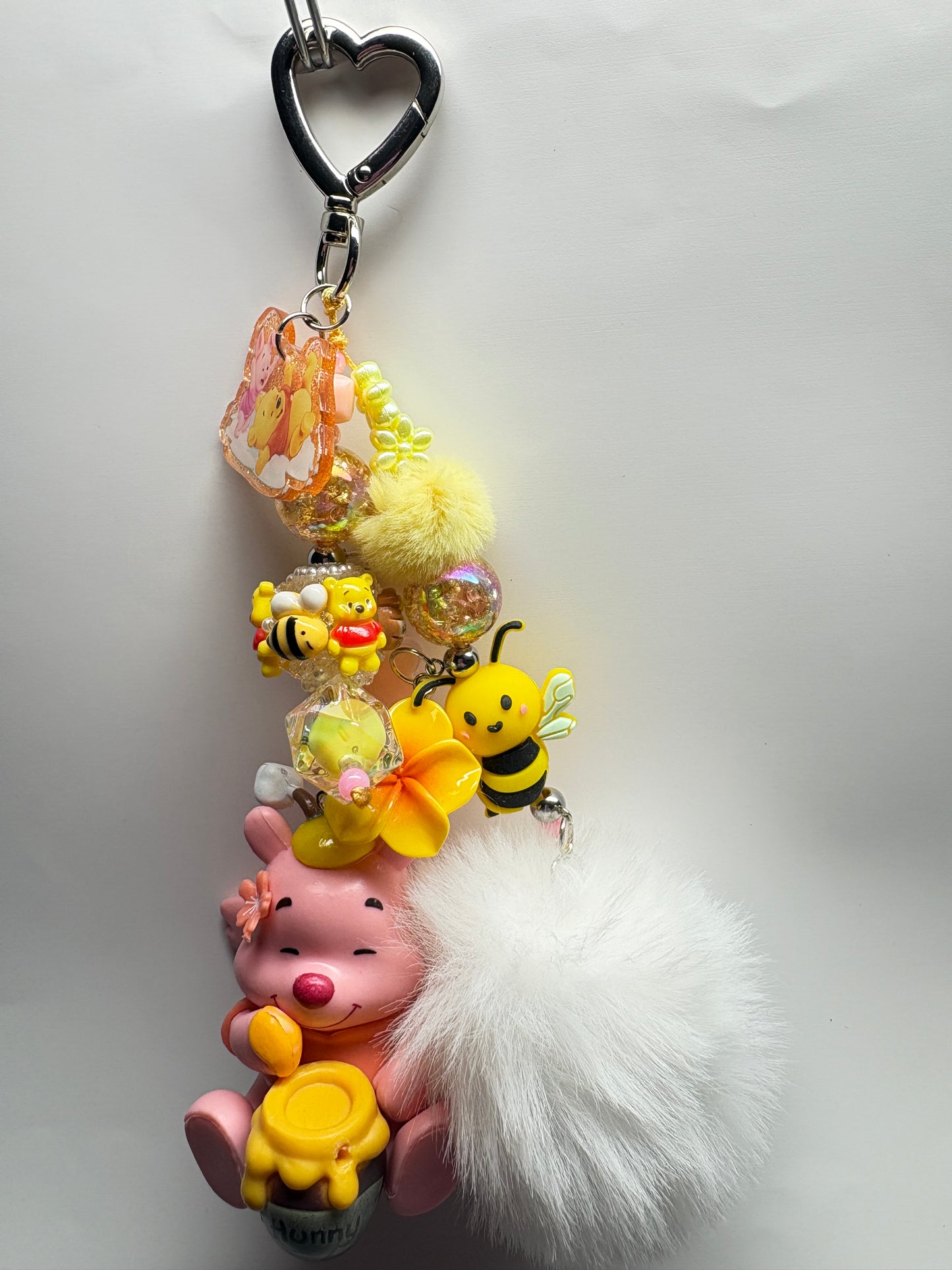 POOH WITH HONEY POT BAG CHARM