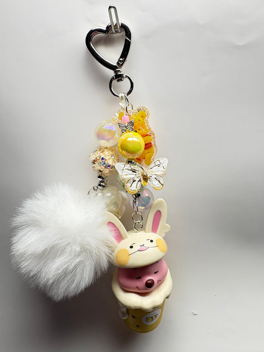 POOH BUNNY BAG CHARM