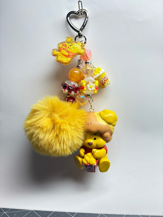 POOH WITH POPCORN BAG CHARM