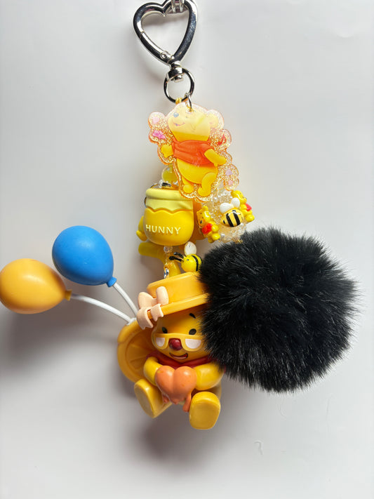 POOH WITH BALLOONS BAG CHARM