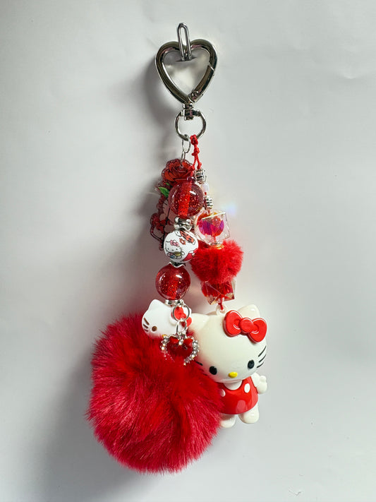 HELLO KITTY RED BAG CHARM