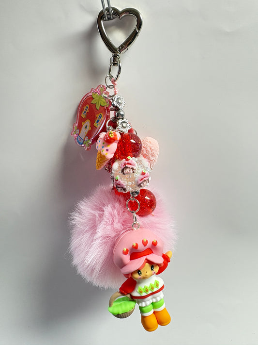 STRAWBERRY DOLL BAG CHARM