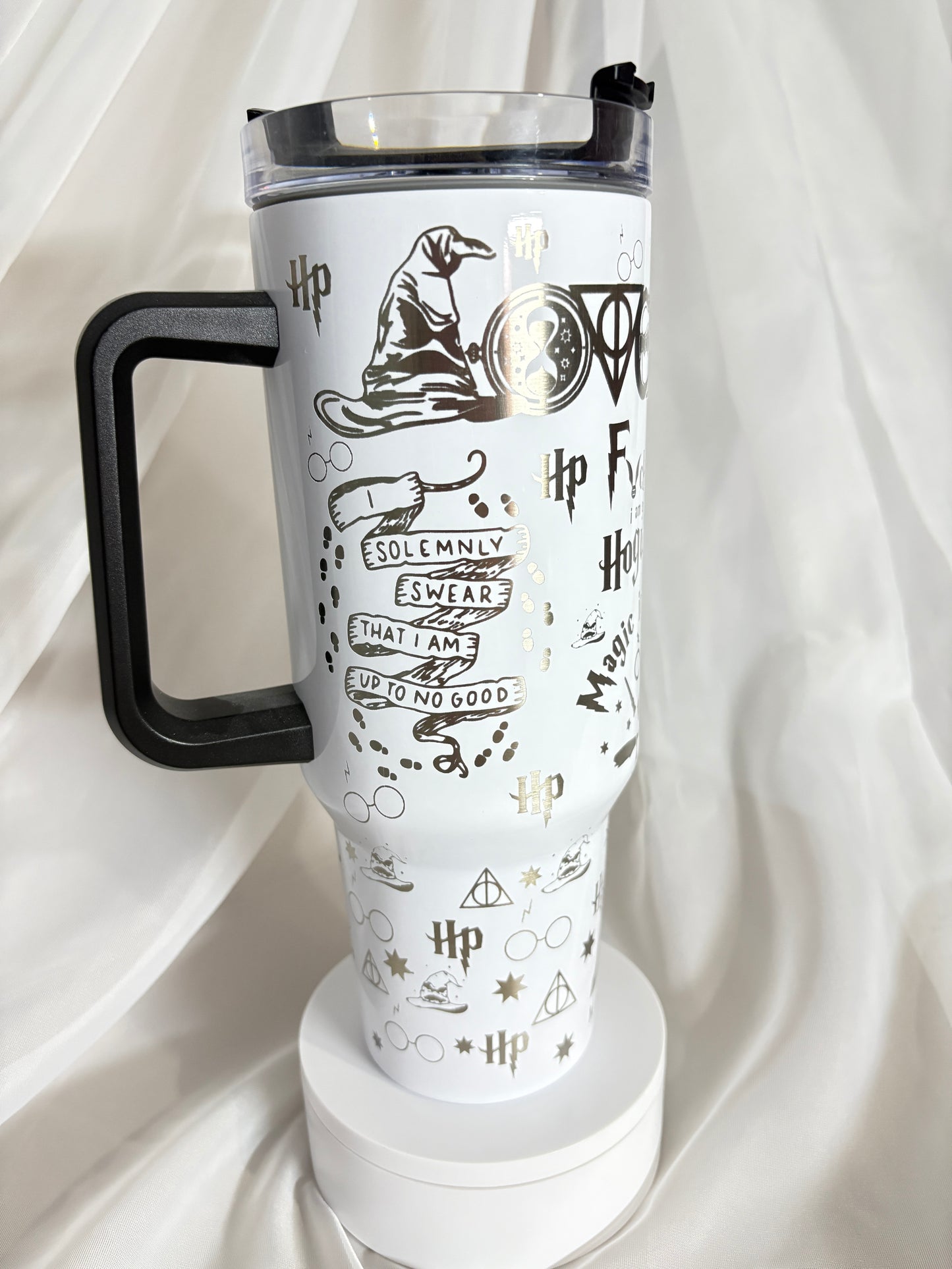 40OZ HARRY POTTER STAINLESS STEEL LASER ENGRAVED TUMBLER