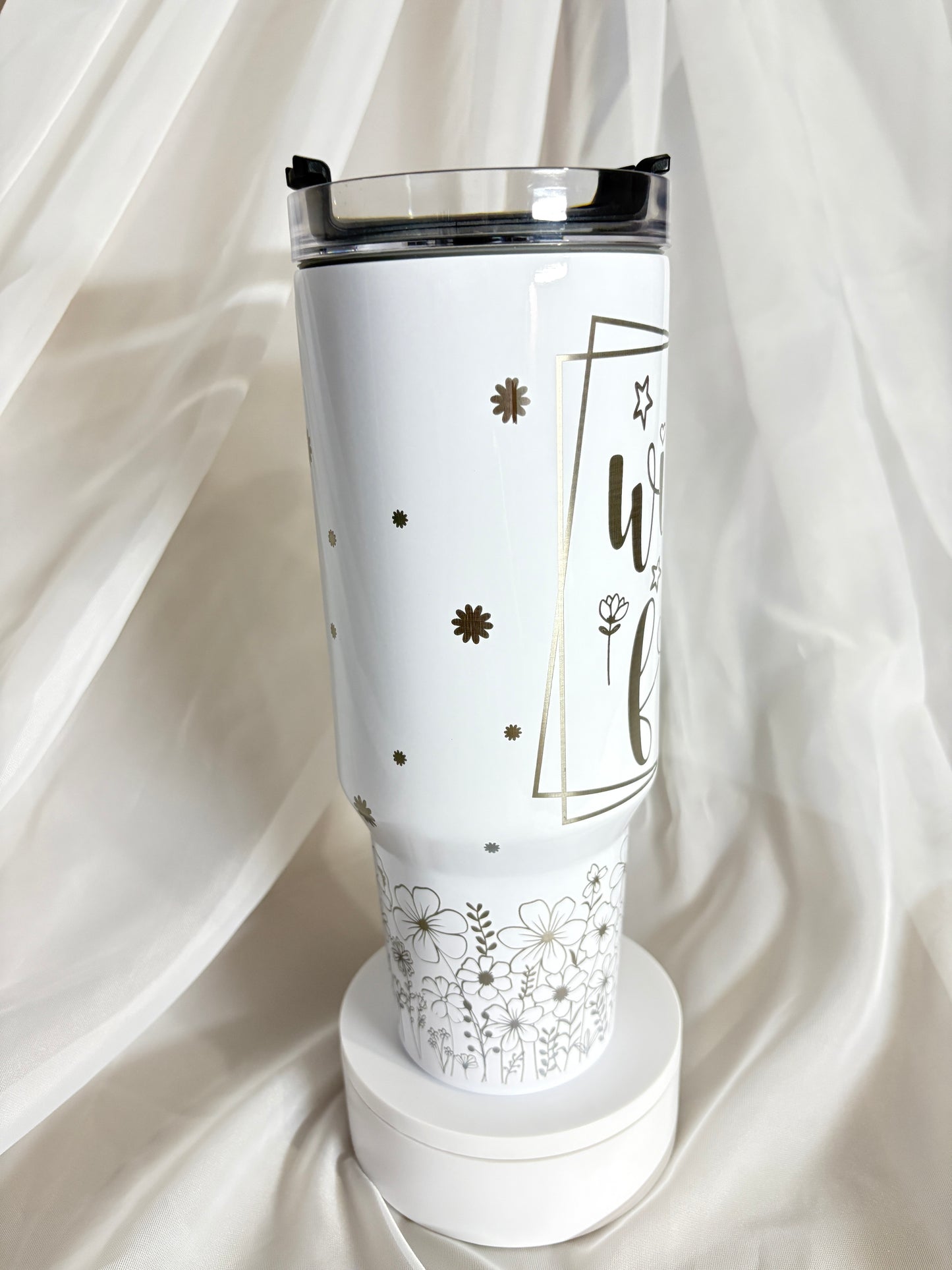 40oz WILD AND FREE Stainless Steel Laser Engraved Tumbler