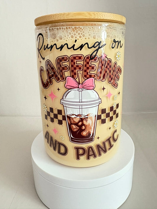 150z glass snow globe coffee mug