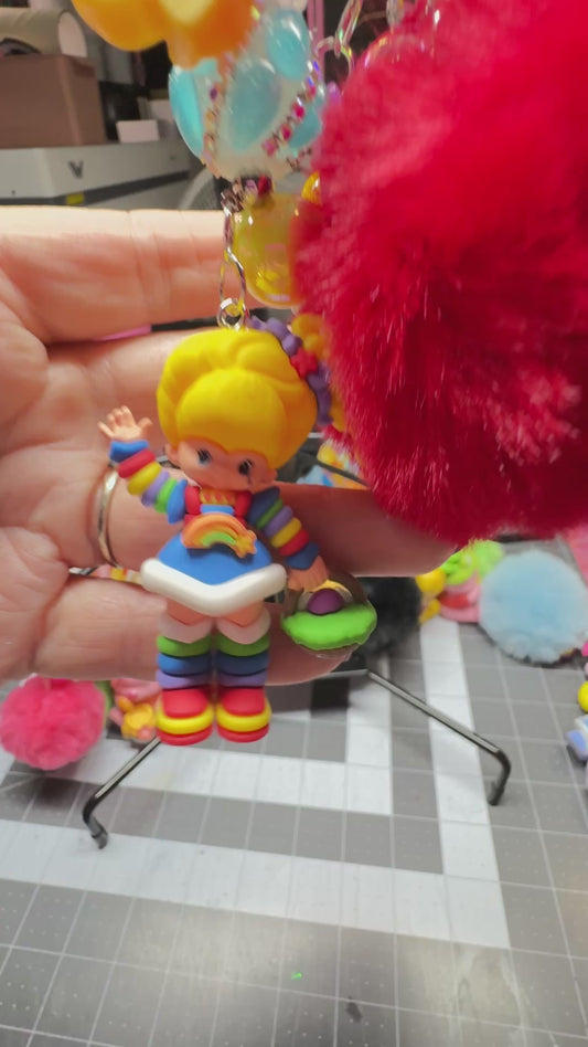 RAINBOW DOLL BAG CHARM