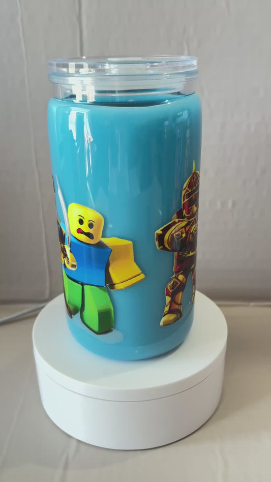 16OZ ACRYLIC UVDTF SNOW GLOBE CUP