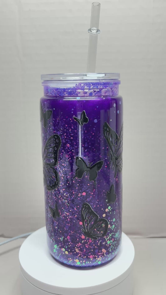 20OZ ACRYLIC UVDTF SNOW GLOBE CUP