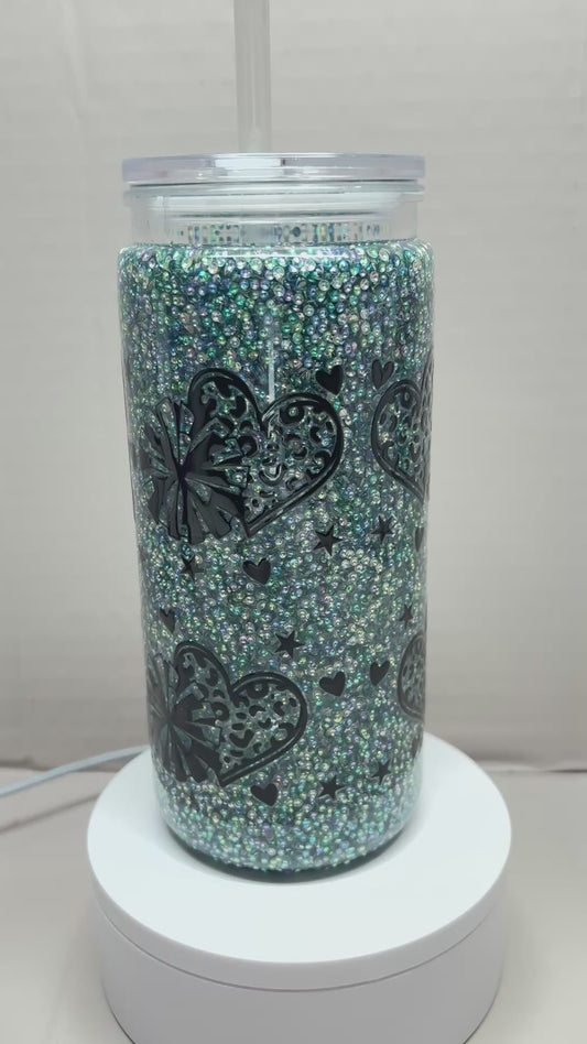 20OZ ACRYLIC UVDTF SNOW GLOBE CUP
