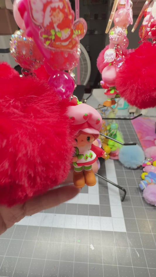 STRAWBERRY DOLL BAG CHARM