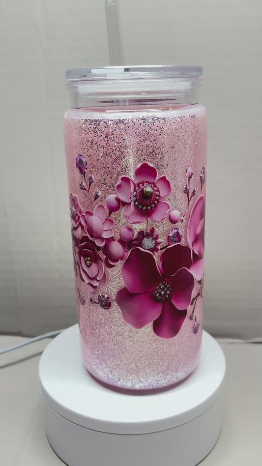 20OZ ACRYLIC UVDTF SNOW GLOBE CUP