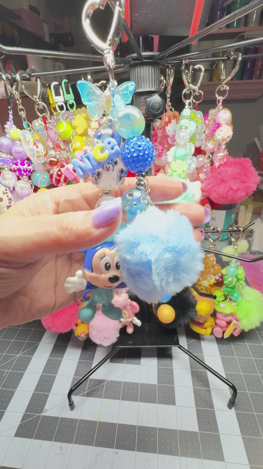 MINNIE BLUE BAG CHARM
