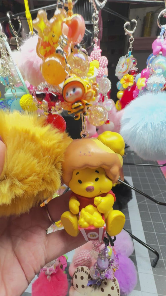 POOH WITH POPCORN BAG CHARM