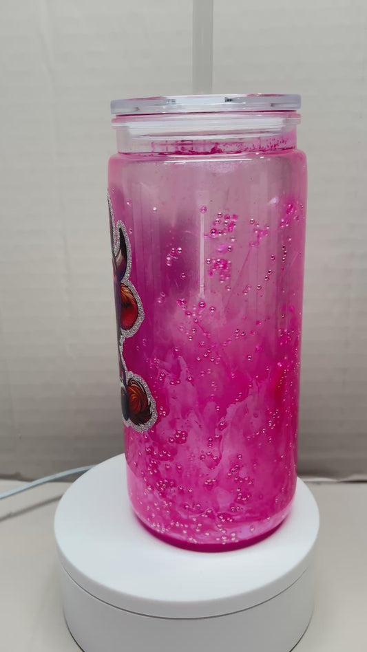 20OZ ACRYLIC UVDTF SNOW GLOBE CUP