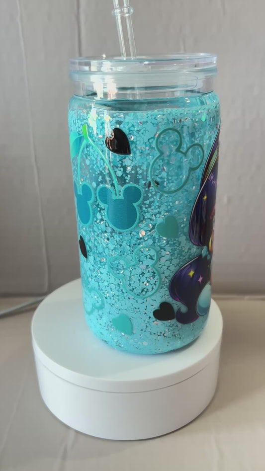 16OZ ACRYLIC UVDTF SNOW GLOBE CUP